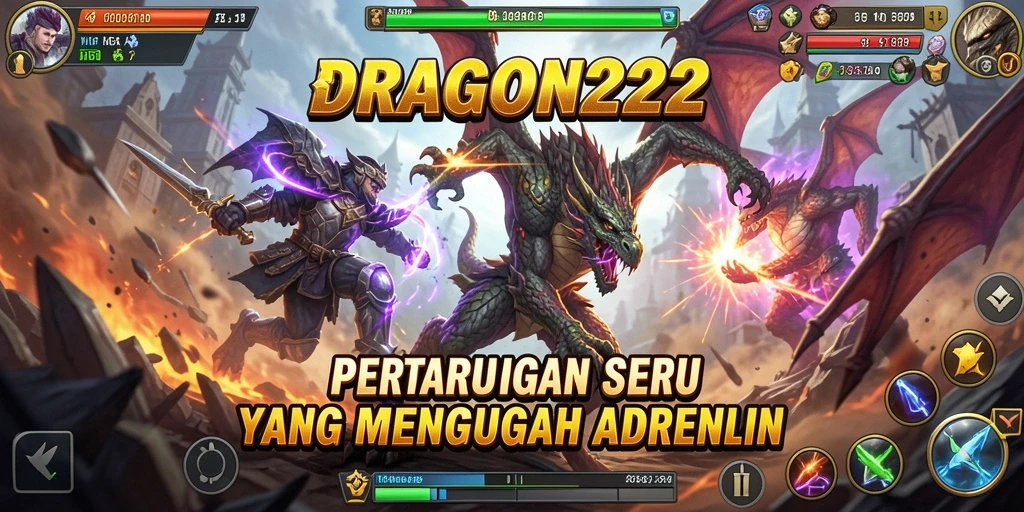 Tampilan aksi seru dari gameplay DRAGON222 yang menegangkan.