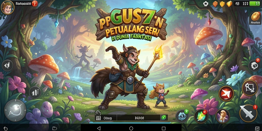 Tampilan gameplay GUS77 yang menarik dalam petualangan fantastis.